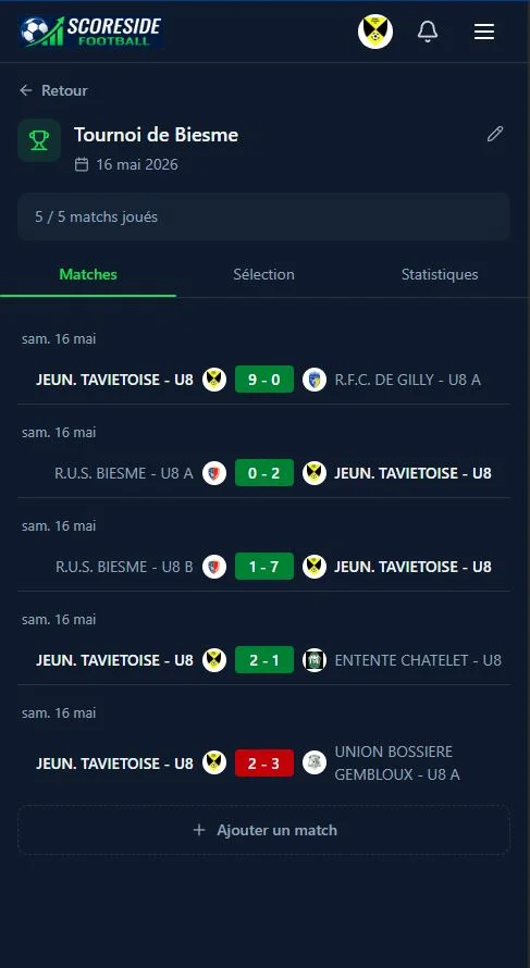 Tournoi ScoreSide Football